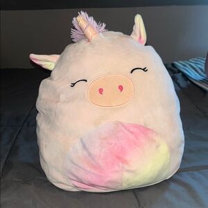 Squishmallows Pink and Cream Stuffed Animal Plush